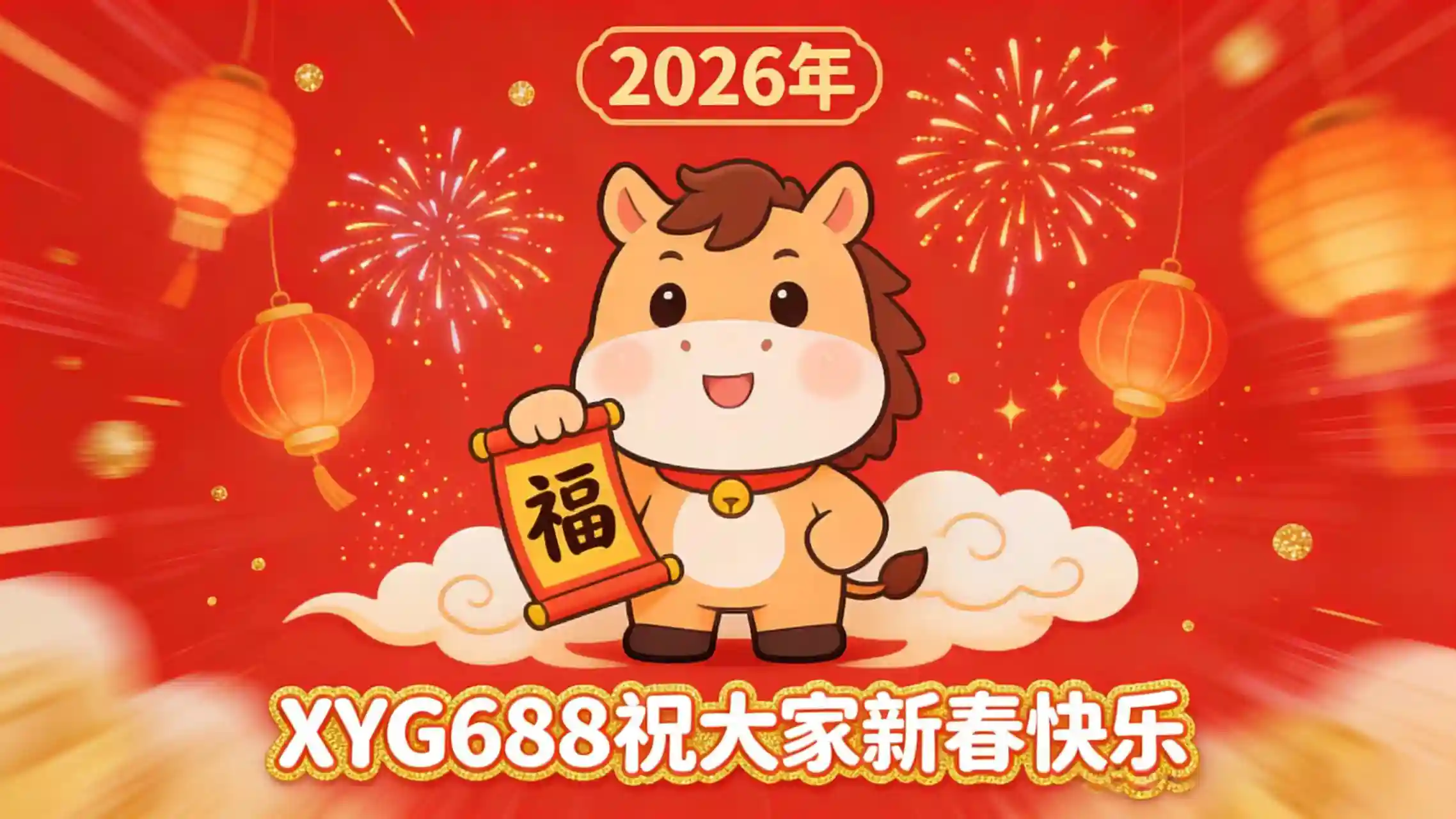 祝大家新年快乐 策马奔腾 未来可期